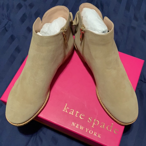 kate spade Shoes - Kate Spade suede booties, size 9 1/2